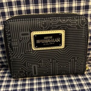 Loungefly Black Spider-Man Circuit Wallet